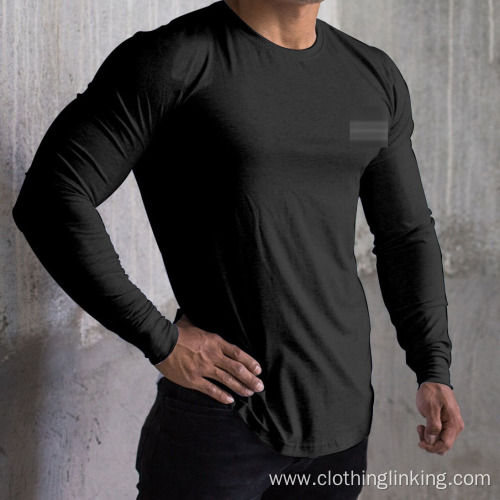 Crew-Neck  Workout Muscle Compression Tees